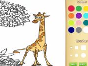 Spel Djungeldjur målarbok för barn på nätet