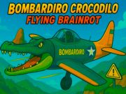 Spel Bombardiro Crocodilo Flying BrainRot på nätet