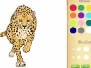 Spel Vilda djur målarbok på nätet