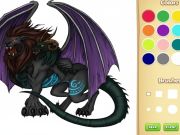 Spel Drake chimera målarbok på nätet