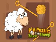 Spel Pin Puzzle Spara fåren på nätet