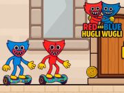 Spel Röd och blå hugli wugli på nätet