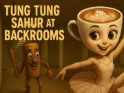 Spel Tung Tung Sahur vid bakrummet på nätet