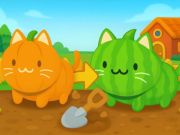 Spel BrainRot Garden. Slå samman katter på nätet
