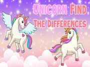 Spel Unicorn Hitta skillnaderna på nätet