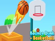Spel Studsa dunk basket på nätet