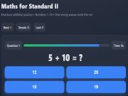 Spel Matematik för standard II på nätet
