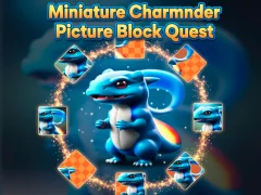 Spel Miniatyr Charmander Picture Block Quest på nätet