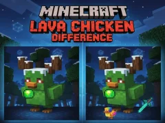 Spel Minecraft Lava Chicken Skillnad på nätet