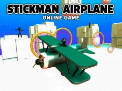 Spel Stickman flygplan på nätet