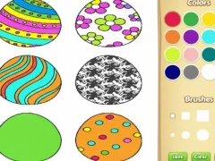 Spel Påskägg målarbok för barn på nätet Spel Påskägg målarbok för barn på nätet