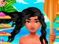 Spel Polynesisk Prinsessa: Riktiga Hårklipp på nätet