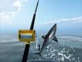 Spel Fiske i det azurblå havet på nätet