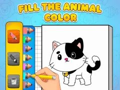 Spel Fyll The Animal Color på nätet