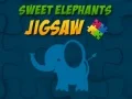 Spel Söta Elefanter Pussel på nätet Spel Söta Elefanter Pussel på nätet
