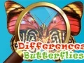 Spel Skillnader Fjärilar på nätet
