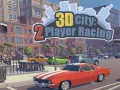 Spel 3D Stad: 2 Spelare Racing på nätet