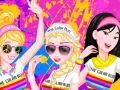 Spel Prinsessans Färglop på nätet Spel Prinsessans Färglop på nätet