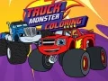 Spel Färglägg Monsterlastbil på nätet