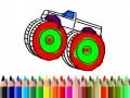Spel Tillbaka till skolan: Monstertruck-färgning på nätet