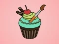Spel Mumsiga Cupcake Färgning på nätet