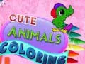 Spel Färgläggning av Söta Djur på nätet