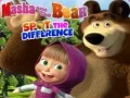 Spel Masha och Björnen: Hitta skillnaderna på nätet