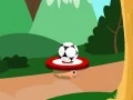 Spel Fotbollsmål på nätet