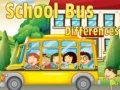 Spel Skillnader i skolbussen på nätet