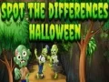 Spel Hitta skillnaderna Halloween på nätet