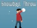 Spel Kasta snöboll på nätet