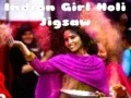 Spel Indisk Flicka Holi Pussel på nätet
