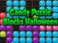 Spel Halloween Godis Pusselblock på nätet