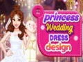 Spel Design av prinsessans brudklänning på nätet