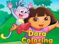 Spel Dora Målarbok på nätet