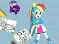 Spel Färgbok Equestria Girls på nätet Spel Färgbok Equestria Girls på nätet