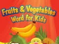 Spel Frukter och Grönsaker Ord för Barn på nätet
