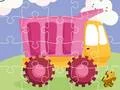 Spel Söta Barnlastbilar Pussel på nätet Spel Söta Barnlastbilar Pussel på nätet