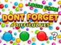 Spel Glöm Inte på nätet Spel Glöm Inte på nätet
