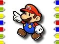 Spel Tillbaka till skolan: Mario Färgning på nätet