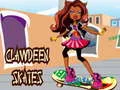 Spel Clawdeen åker skridskor på nätet
