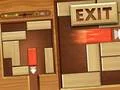 Spel Utgång Avblockera Röd Träblock på nätet