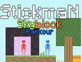 Spel Stickman Skyblock Parkour på nätet