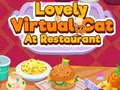 Spel Söt virtuell katt på restaurang på nätet