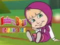 Spel Masha och Björnen: Målarbok på nätet Spel Masha och Björnen: Målarbok på nätet