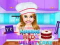 Spel Gör röd sammetskaka på nätet