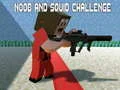 Spel Noobs och Bläckfisk Utmaning på nätet