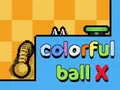 Spel Färgglig Boll X på nätet Spel Färgglig Boll X på nätet