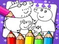 Spel Peppa Pig Målarbok på nätet Spel Peppa Pig Målarbok på nätet