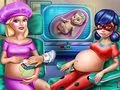 Spel Mamma BFFs graviditetskontroll på nätet